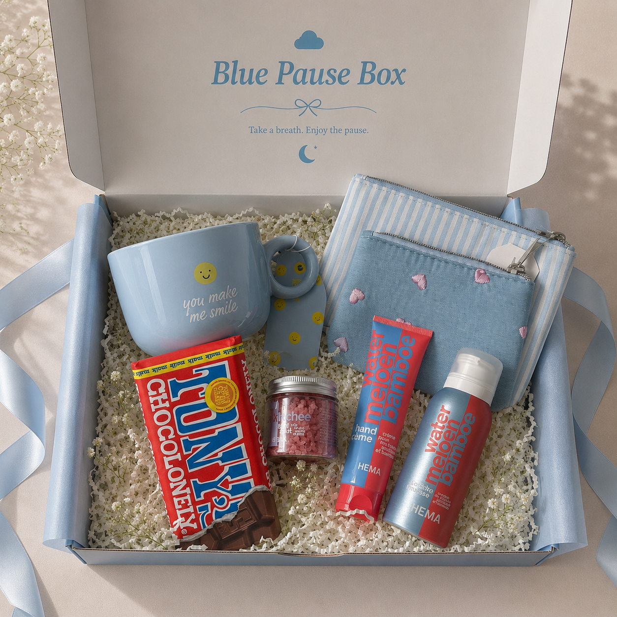 Blue Pause Box