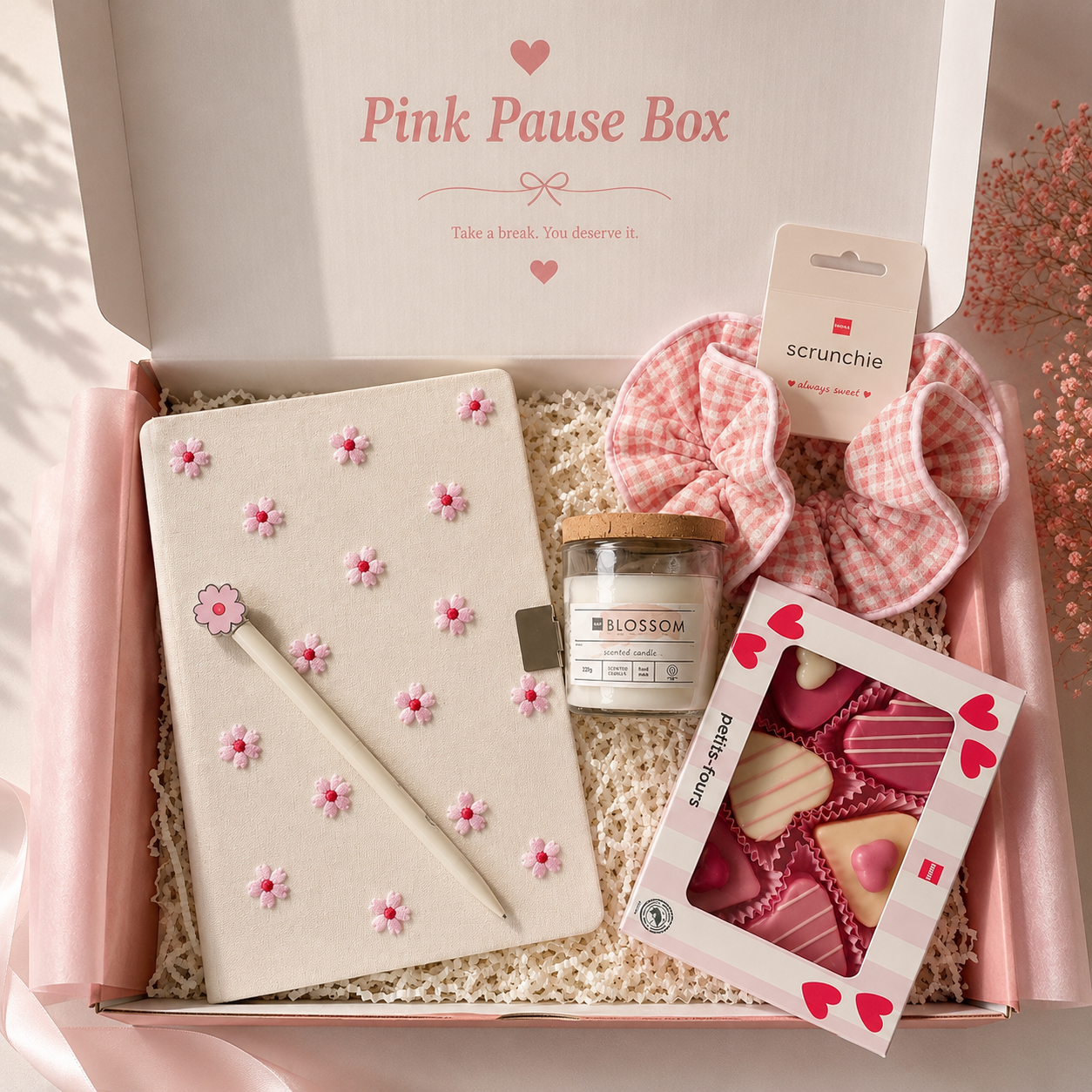 Pink Pause Box